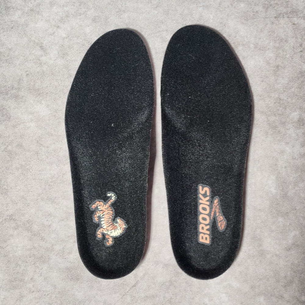 BROOKS replacement Insoles black BIOMOGO Tiger‎ mens 5.5 womens 7
